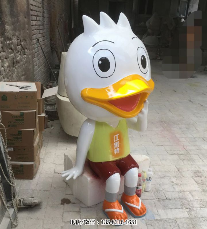 不銹鋼卡通鴨動(dòng)物雕塑 不銹鋼卡通鴨動(dòng)物雕塑