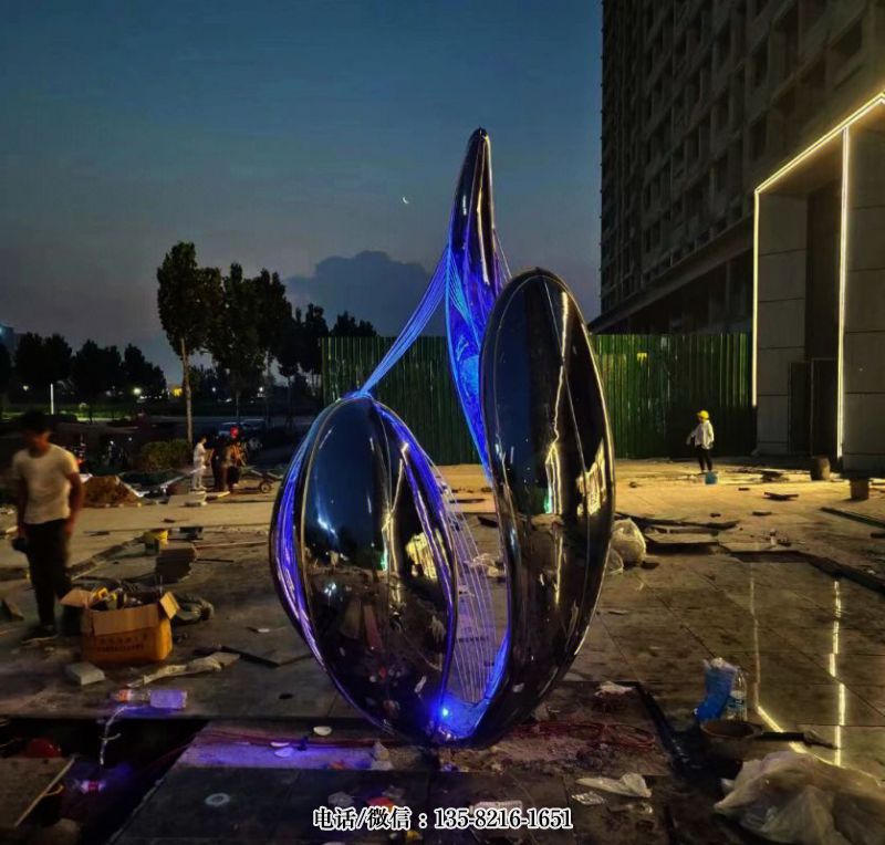 不銹鋼發(fā)光景觀裝飾雕塑 不銹鋼發(fā)光景觀裝飾雕塑