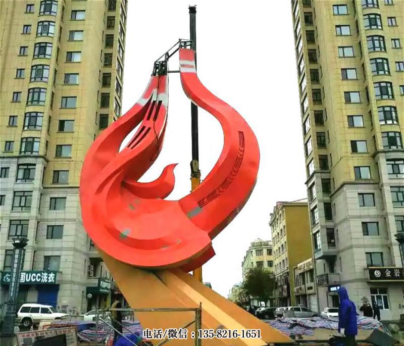 抽象不銹鋼景觀標(biāo)識 抽象不銹鋼景觀標(biāo)識
