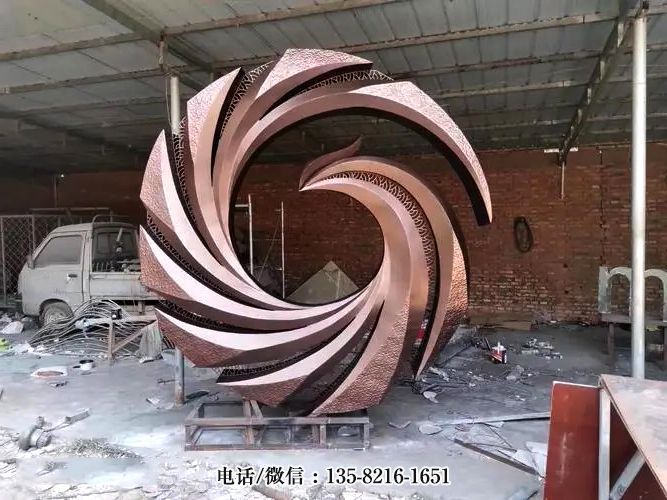 抽象不銹鋼鳳凰雕塑 抽象不銹鋼鳳凰雕塑