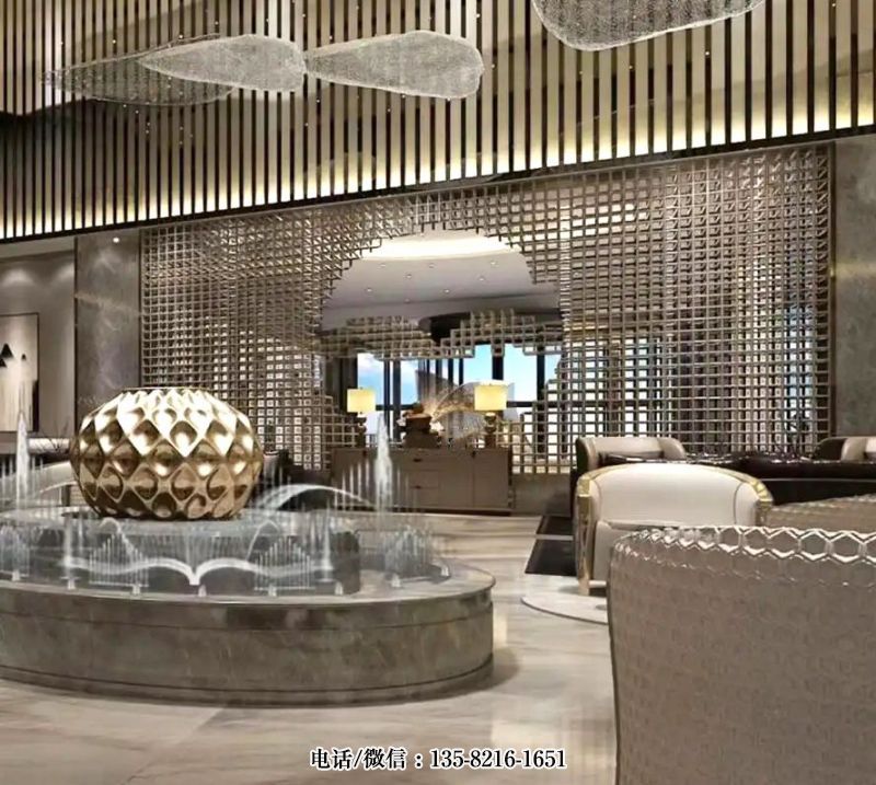 酒店大堂不銹鋼藝術(shù)球體裝飾景觀雕塑 酒店大堂不銹鋼藝術(shù)球體裝飾景觀雕塑