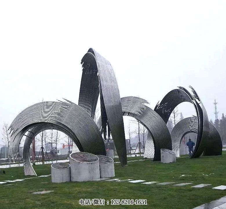 城市公園景觀不銹鋼雕塑 城市公園景觀不銹鋼雕塑