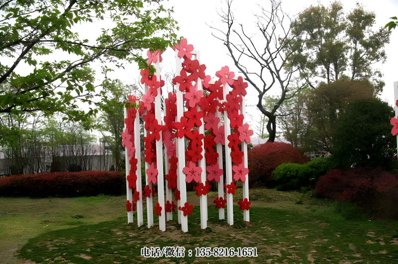 不銹鋼梅花梅林雕塑 不銹鋼梅花梅林雕塑